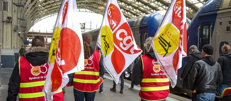 Grève à l'appel de la fédération CGT des cheminots. @ France | France