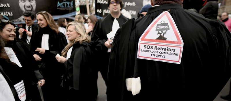 Réforme nationale des retraites : poursuite de la mobilisation des avocats @ France | France