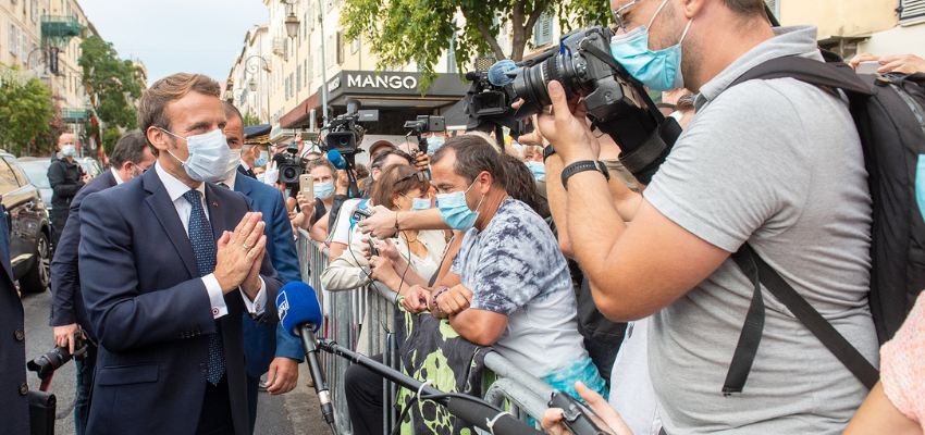 Emmanuel Macron en Corse @ Corse | Corse | France