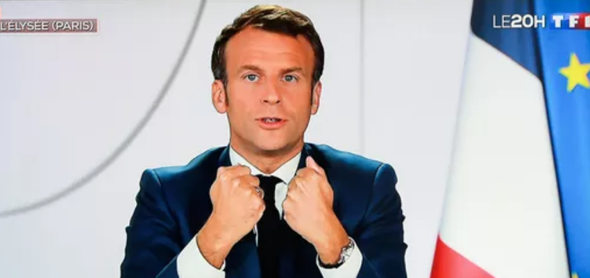 Covid-19 : Emmanuel Macron s'exprime sur TF1 et France 2 @ Palais de l'Elysée | Paris | Île-de-France | France
