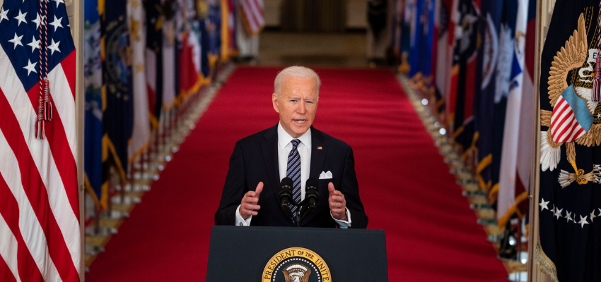 Première conférence de presse du président Biden @ Maison Blanche | Washington | District of Columbia | États-Unis