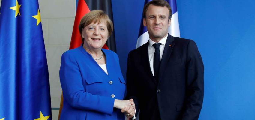 Emmanuel Macron à Berlin pour un dîner d'adieu à Angela Merkel @ Berlin | Berlin | Berlin | Allemagne