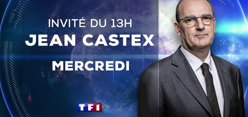 Jean Castex invité du JT de 13 H de TF1 @ TF1 | Paris | Île-de-France | France