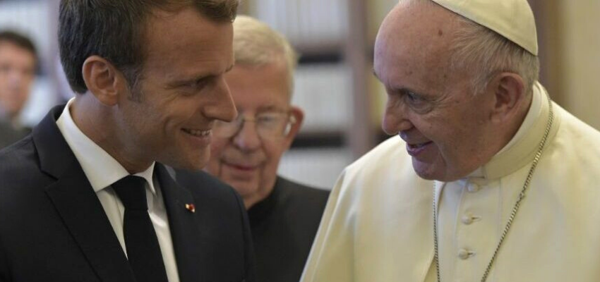 Emmanuel Macron reçu au Vatican par le pape François @ Vatican | Vatican City | Vatican