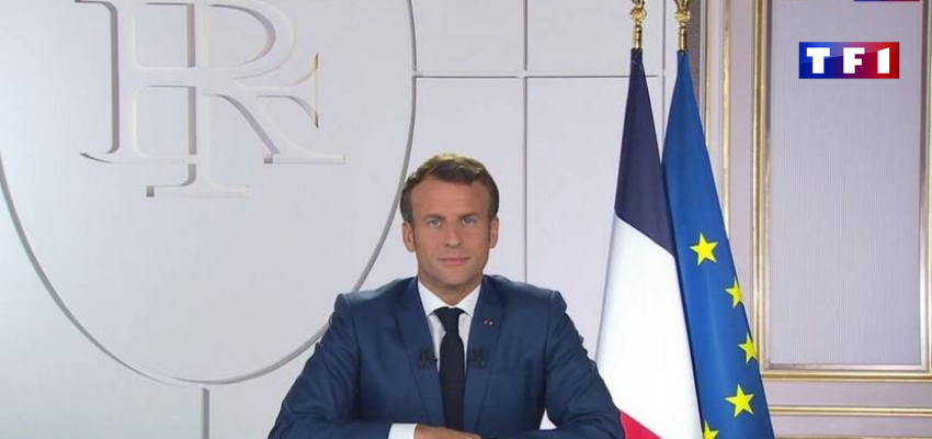 Emmanuel Macron pour un “grand entretien “ sur TF1 @ TF1 | Paris | Île-de-France | France