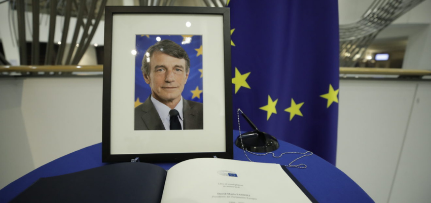 Cérémonie d'hommage au président du Parlement européen, David Sassoli @ Parlement européen | Strasbourg | Grand Est | France
