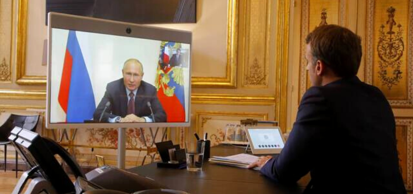 Ukraine : Macron s'entretient avec Poutine @ Virtuel