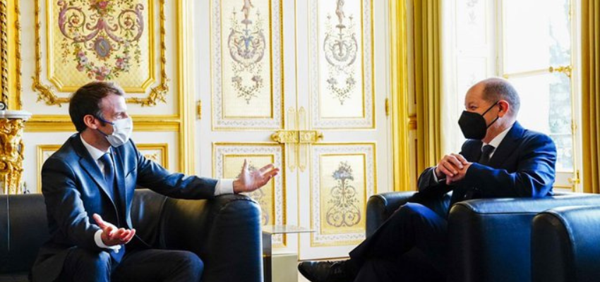 Emmanuel Macron à Berlin @ Chancellerie allemande | Berlin | Berlin | Allemagne