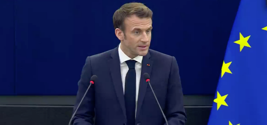 Emmanuel Macron célèbre l'Europe à Strasbourg @ Parlement européen | Strasbourg | Grand Est | France