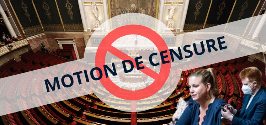 Vote sur la motion de censure de la Nupes @ Assemblée nationale | Paris | Île-de-France | France