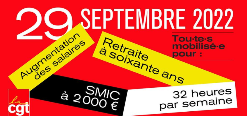 Mouvement national de grève le 29 septembre @ France | France
