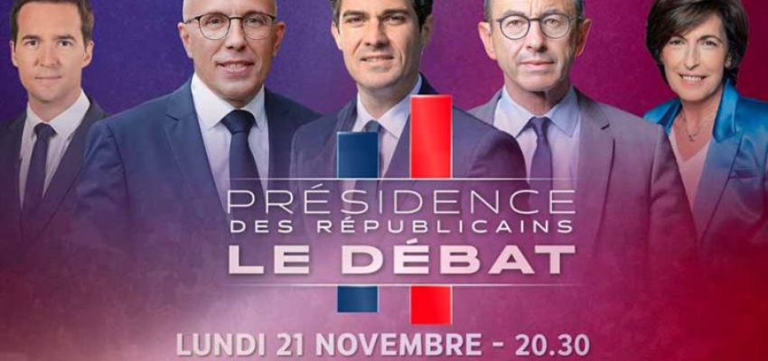 Présidence Les Républicains : débat télévisé sur LCI @ Studios LCI | Vincennes | Île-de-France | France