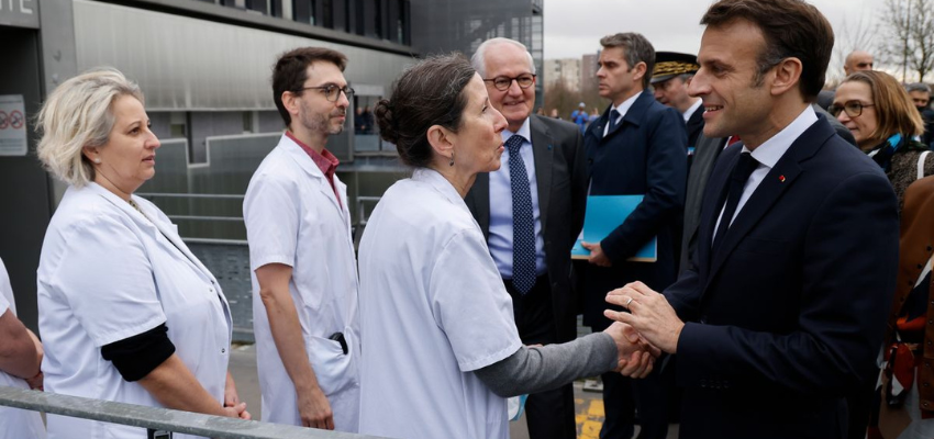Emmanuel Macron à Vendôme sur le thème de la santé @ maison de santé pluridisciplinaire universitaire de Vendôme | Vendôme | Centre-Val de Loire | France