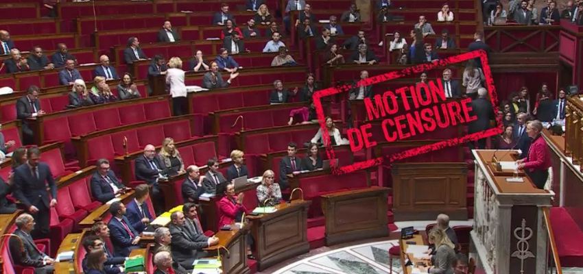 Examen d'une motion de censure de la Nupes @ Assemblée nationale | Paris | Île-de-France | France