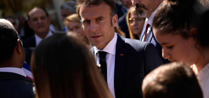 Emmanuel Macron en Ardèche @ Champagne, Ardoix | Auvergne-Rhône-Alpes | France