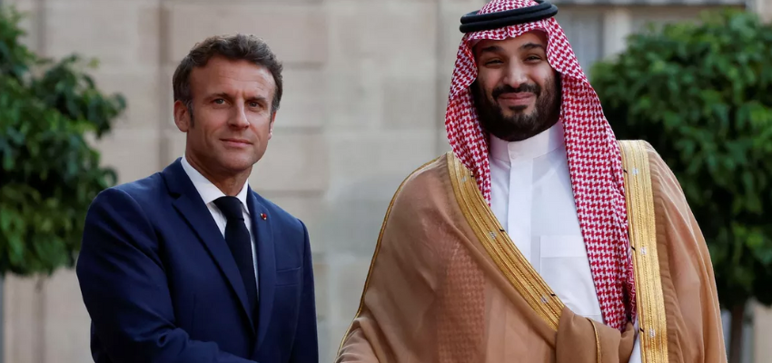 Mohammed Ben Salman en visite officielle en France @ Palais de l'Elysée | Paris | Île-de-France | France