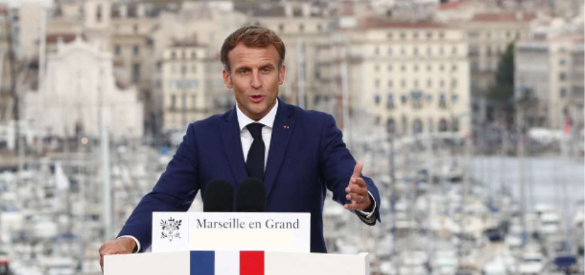 Emmanuel Macron lance l'acte 2 du plan “Marseille en grand“ @ Marseille | Marseille | Provence-Alpes-Côte d'Azur | France