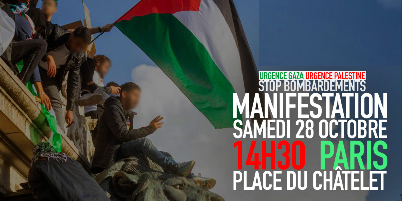 Manifestations en soutien au peuple palestinien @ Place de la République | Paris | Île-de-France | France