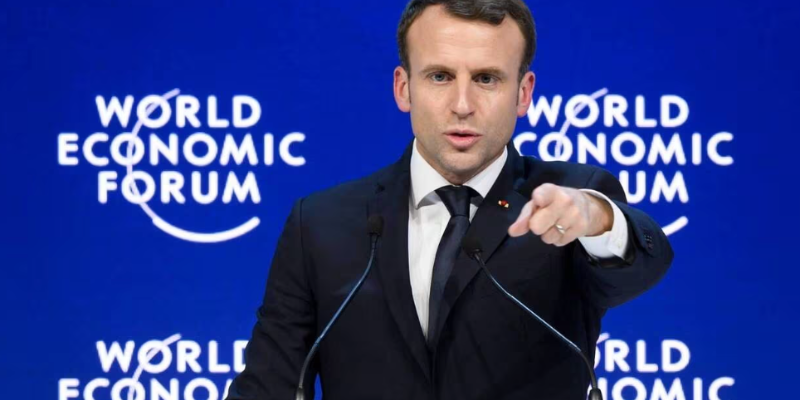 Emmanuel Macron au “World Economic Forum“ (WEF) @ Centre de congrès de Davos | Davos | Grisons | Suisse