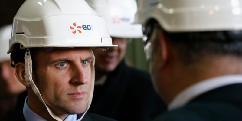 Nucléaire, éolien : Emmanuel Macron en visites industrielles @ Flamanville, Fécamp | France