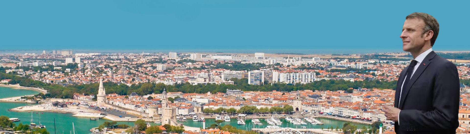 Slider Macron La Rochelle-Rochefort